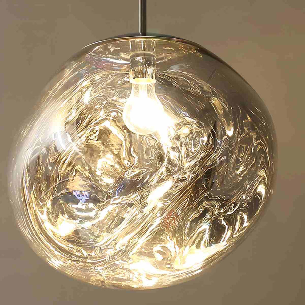 Suspension Lux Lava Flow pour salle à manger design moderne