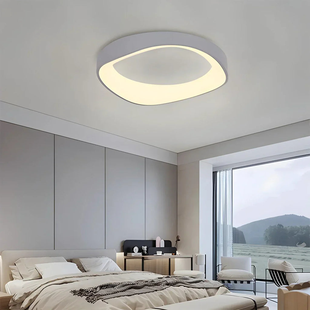 Scandinavian Inspired Ceiling Light With Acrylic Circle Design For Bedroom