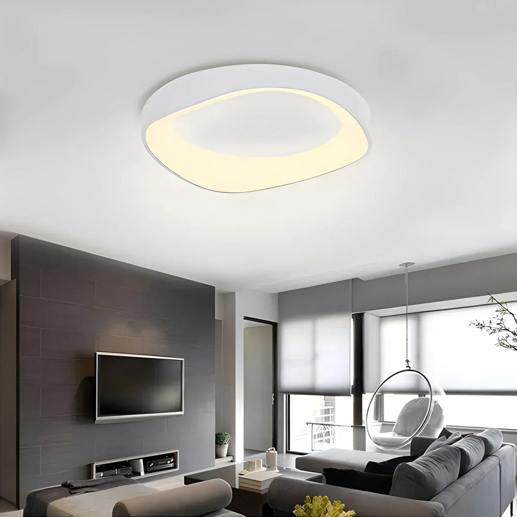 Scandinavian Inspired Ceiling Light With Acrylic Circle Design For Bedroom