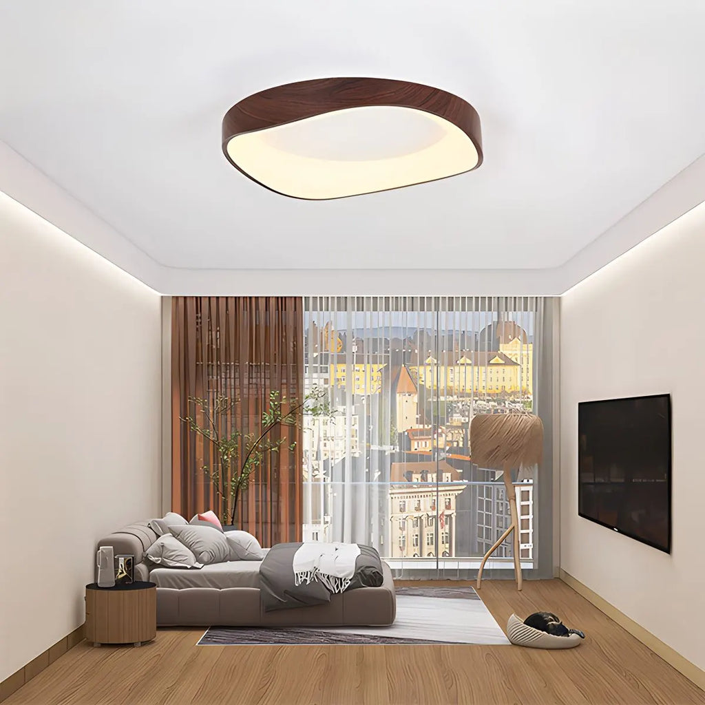 Scandinavian Inspired Ceiling Light With Acrylic Circle Design For Bedroom