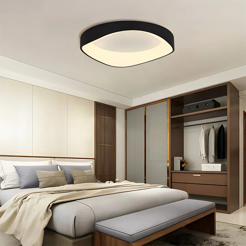 Scandinavian Inspired Ceiling Light With Acrylic Circle Design For Bedroom