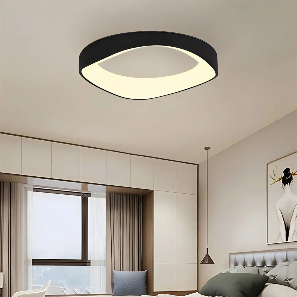 Scandinavian Inspired Ceiling Light With Acrylic Circle Design For Bedroom