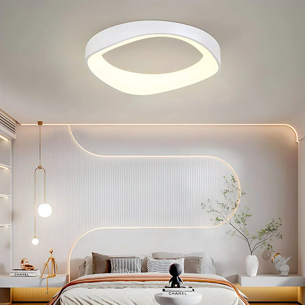 Scandinavian Inspired Ceiling Light With Acrylic Circle Design For Bedroom