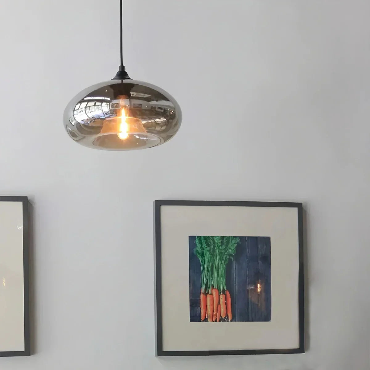 Vivid Glass Pendant Fixture for Dining Room Decor Accent