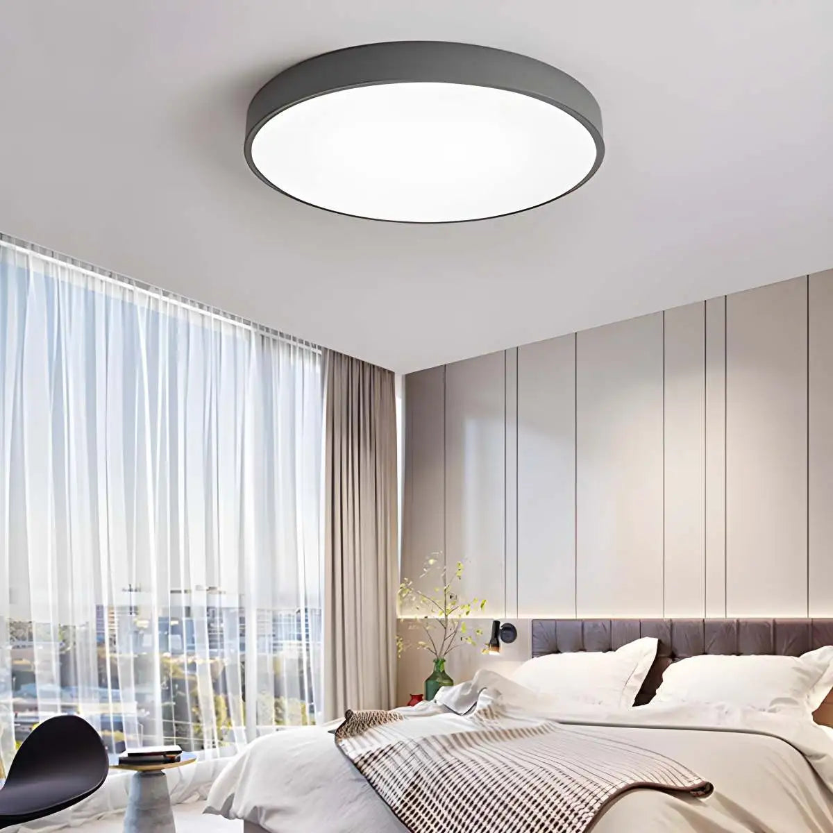 LED stropní světlo Macaron minimalistické kruhové svítidlo pro moderní interiéry