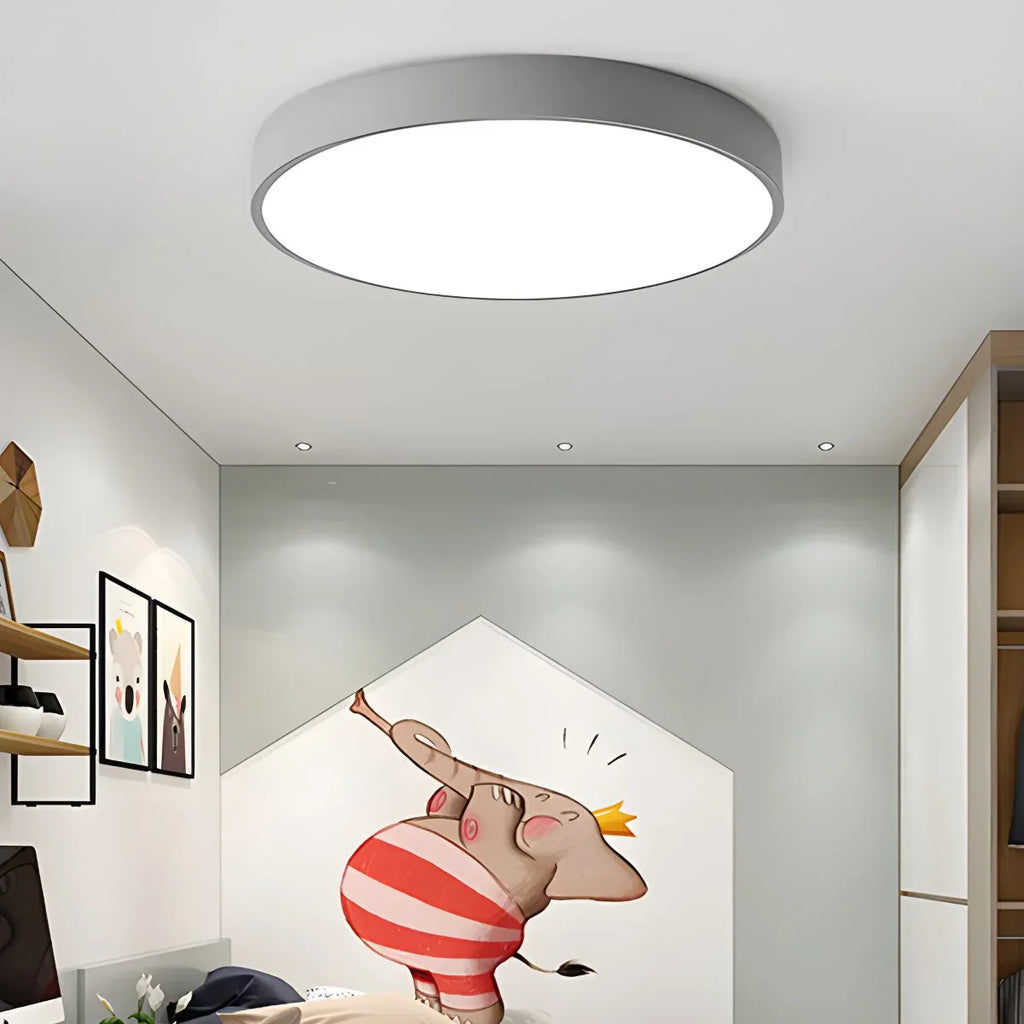 LED stropní světlo Macaron minimalistické kruhové svítidlo pro moderní interiéry