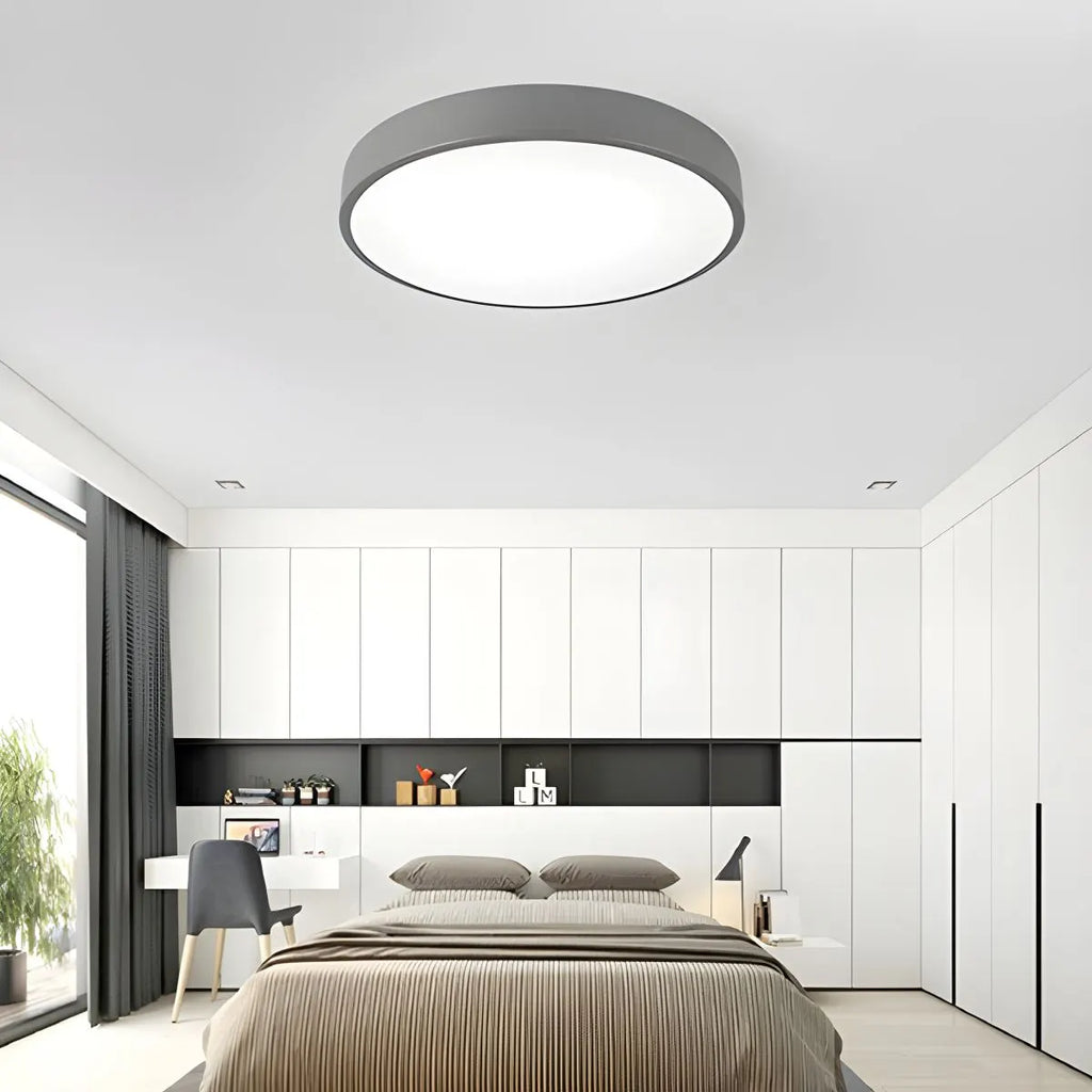 LED stropní světlo Macaron minimalistické kruhové svítidlo pro moderní interiéry