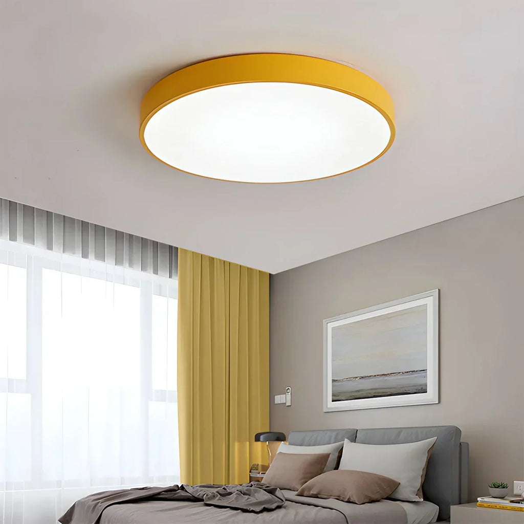 LED stropní světlo Macaron minimalistické kruhové svítidlo pro moderní interiéry