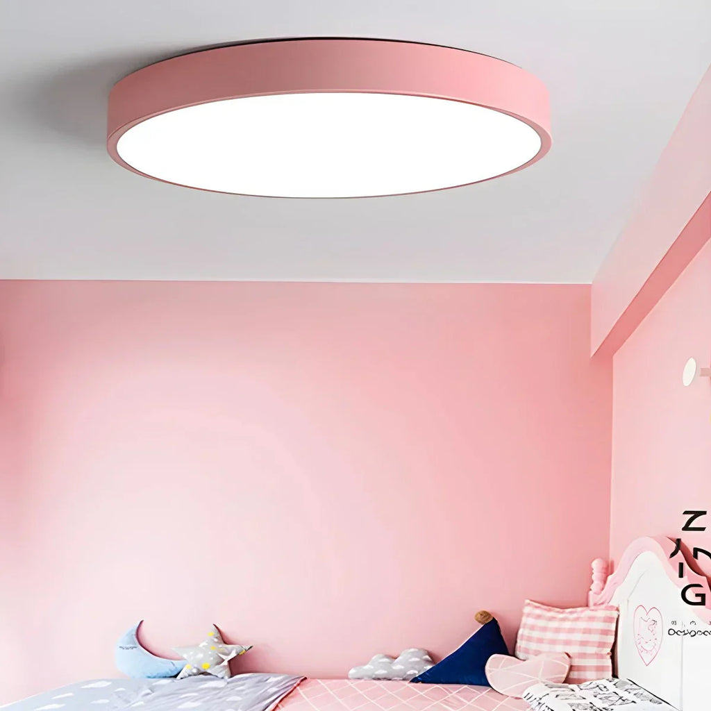LED stropní světlo Macaron minimalistické kruhové svítidlo pro moderní interiéry