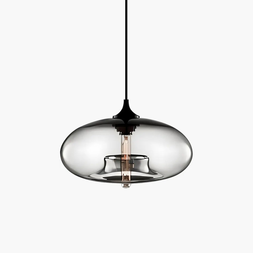 Vivid Glass Pendant Fixture for Dining Room Decor Accent
