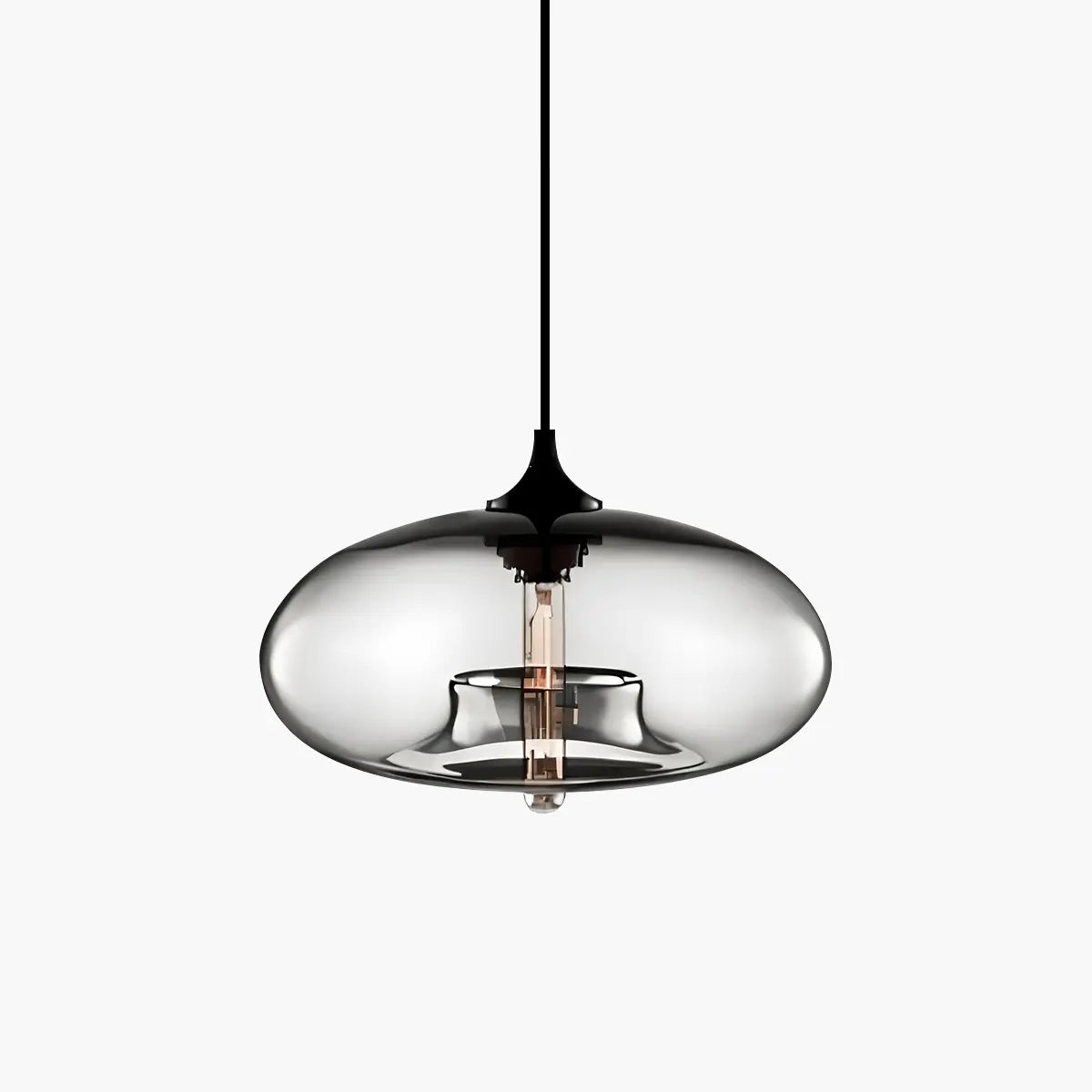 Vivid Glass Pendant Fixture for Dining Room Decor Accent