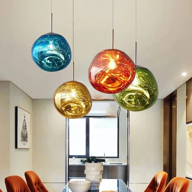 Lux Lava Flow Pendant Light For Dining Room Modern Design