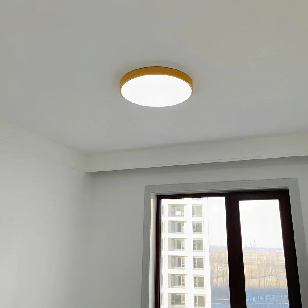 LED stropní světlo Macaron minimalistické kruhové svítidlo pro moderní interiéry