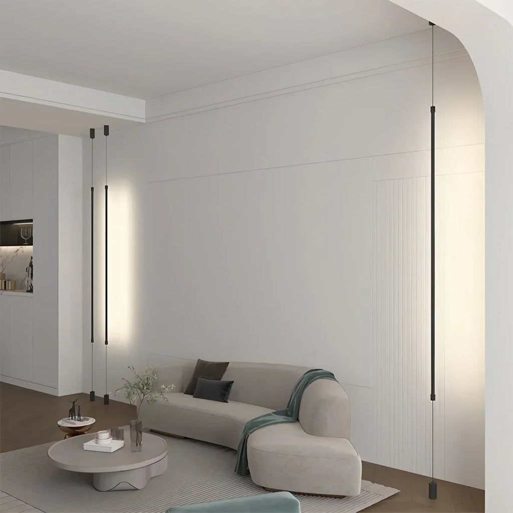 Tall Linear LED Light For Modern Interiors And Open Spaces