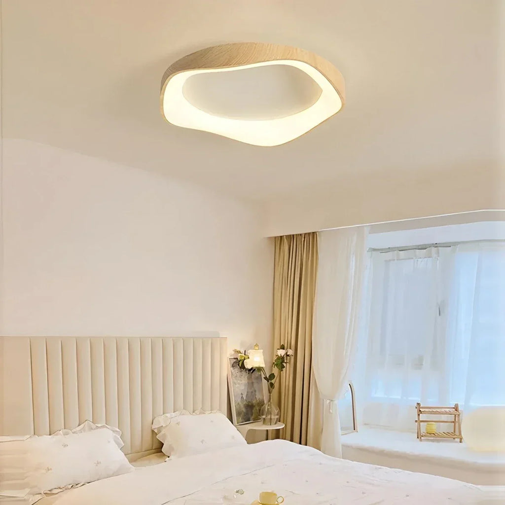 Scandinavian Inspired Ceiling Light With Acrylic Circle Design For Bedroom