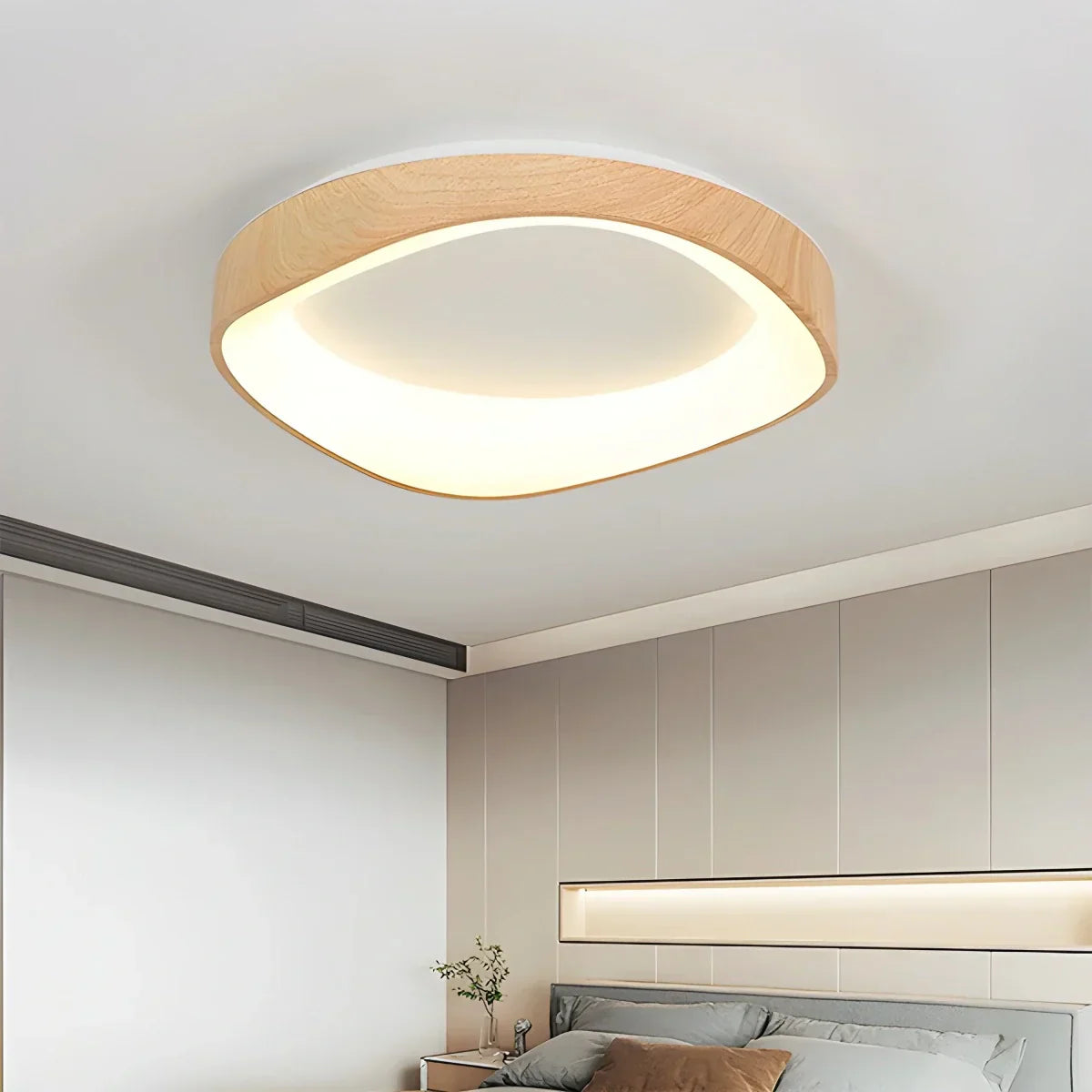 Scandinavian Inspired Ceiling Light With Acrylic Circle Design For Bedroom