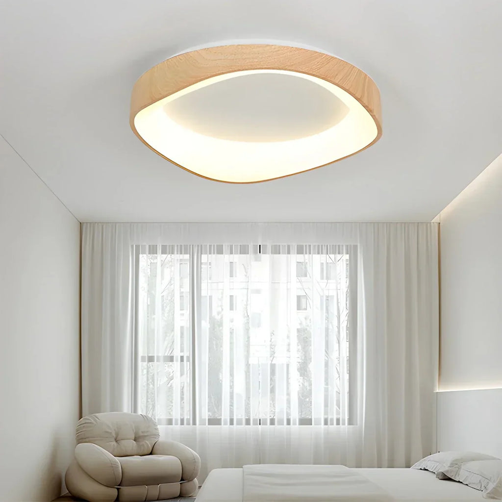 Scandinavian Inspired Ceiling Light With Acrylic Circle Design For Bedroom
