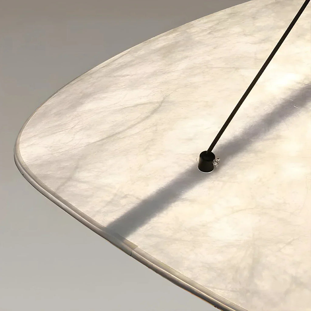 Zen umělecká závěsná lampa Cloud Silk do obývacího pokoje, lampa ve tvaru bramborové lupínky