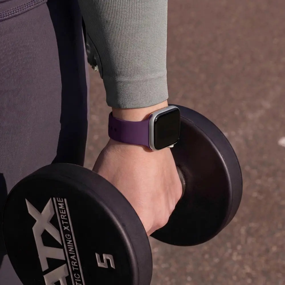 Apple Watch Dark Purple Silicone Strap For All Models