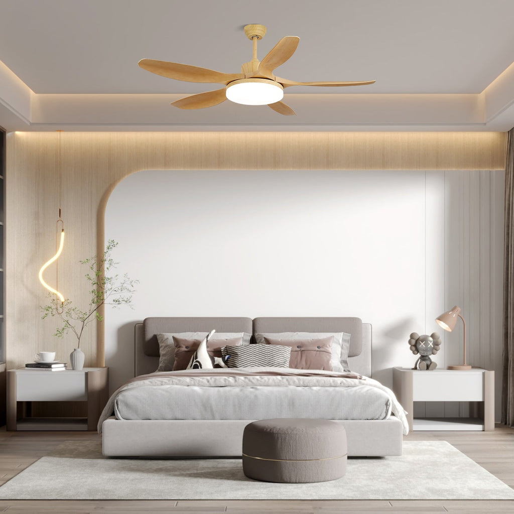 Asymmetric Blade Ceiling Fan Light | Ormexis