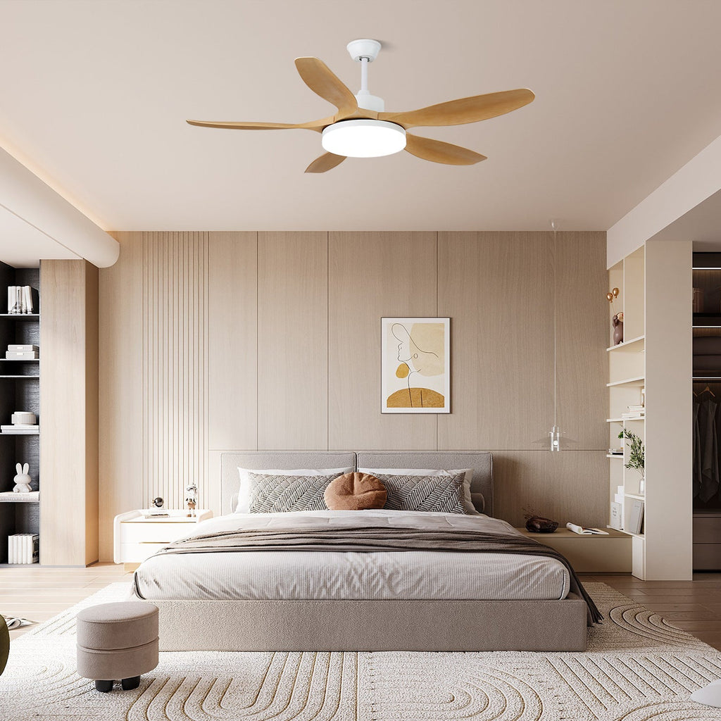 Asymmetric Blade Ceiling Fan Light | Ormexis