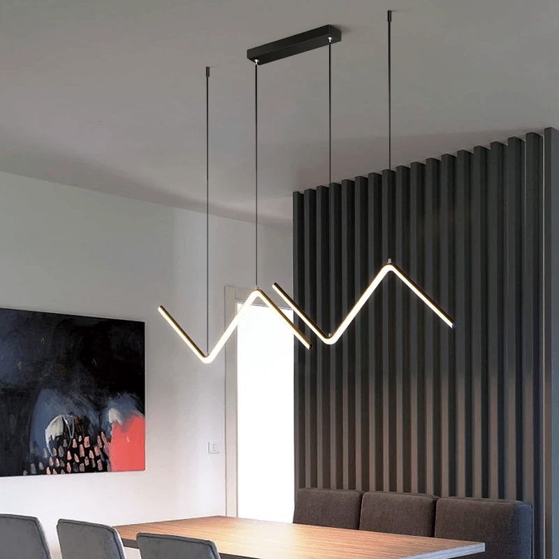 Lustră suspendată Lirana Modern Wave cu stil contemporan de designer