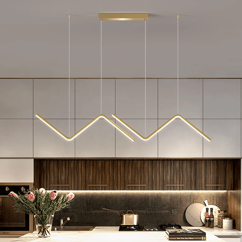 Lustră suspendată Lirana Modern Wave cu stil contemporan de designer