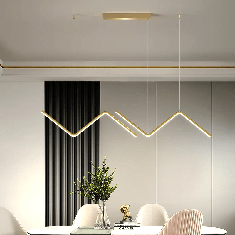 Lustră suspendată Lirana Modern Wave cu stil contemporan de designer
