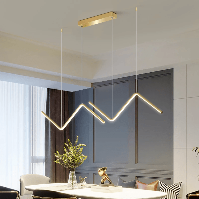 Lustră suspendată Lirana Modern Wave cu stil contemporan de designer