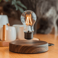 Lámpara LED flotante AeroGlow con base magnética y control táctil