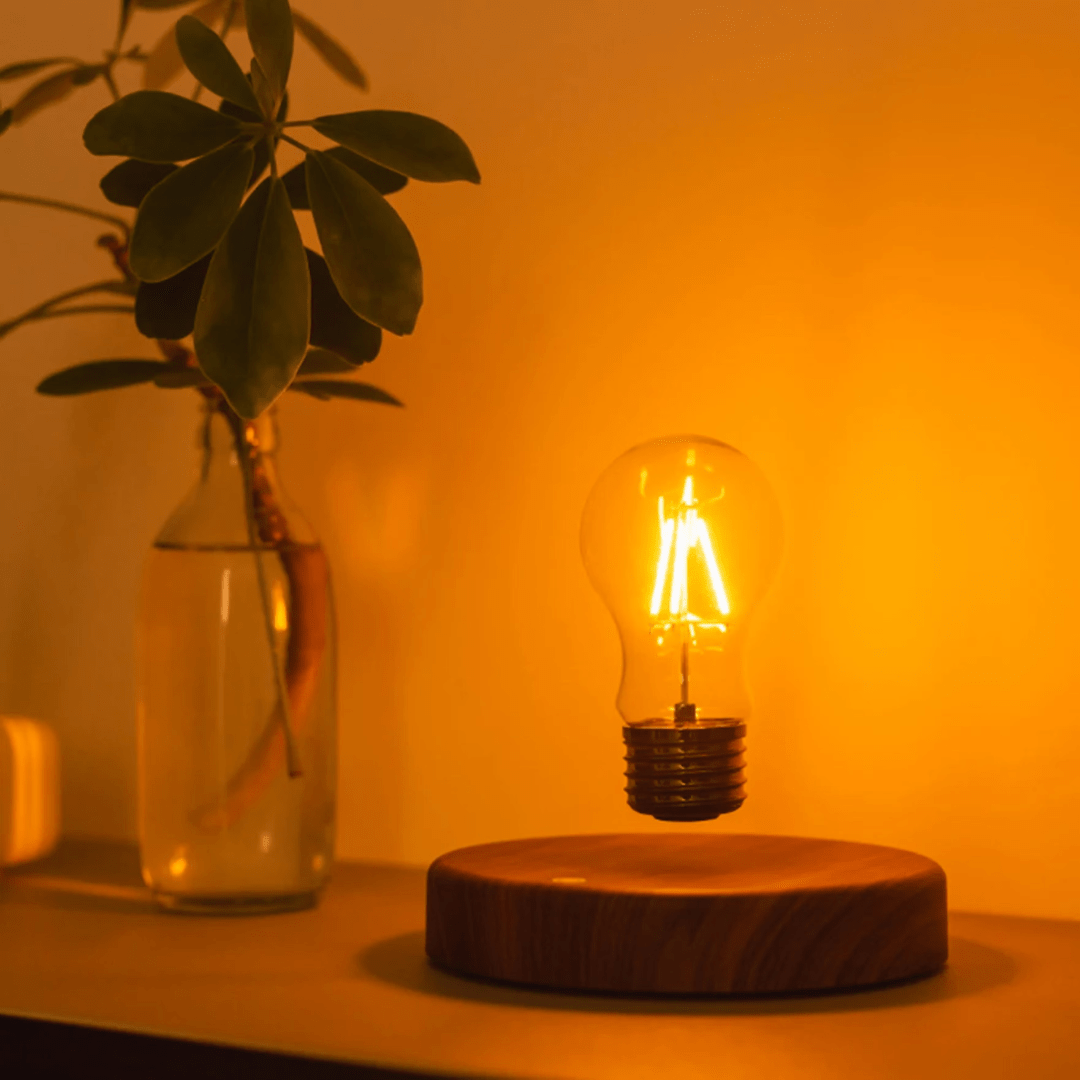 AeroGlow schwebende LED-Lampe mit magnetischer Basis und Touch-Steuerung