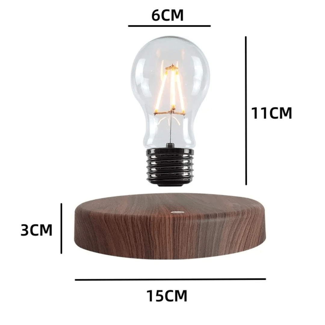 AeroGlow schwebende LED-Lampe mit magnetischer Basis und Touch-Steuerung