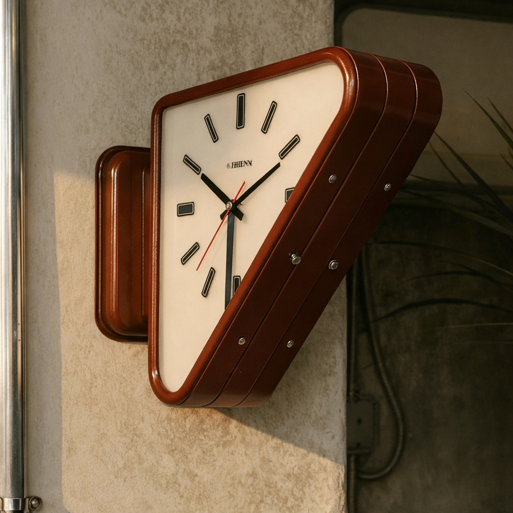 Slanted Profile Wall Clock | Ormexis
