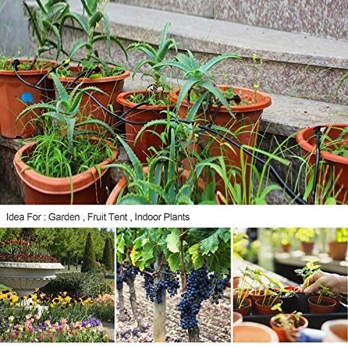 EcoFlow Automatic Drip System With Adjustable Nozzles For Lush Garden Watering