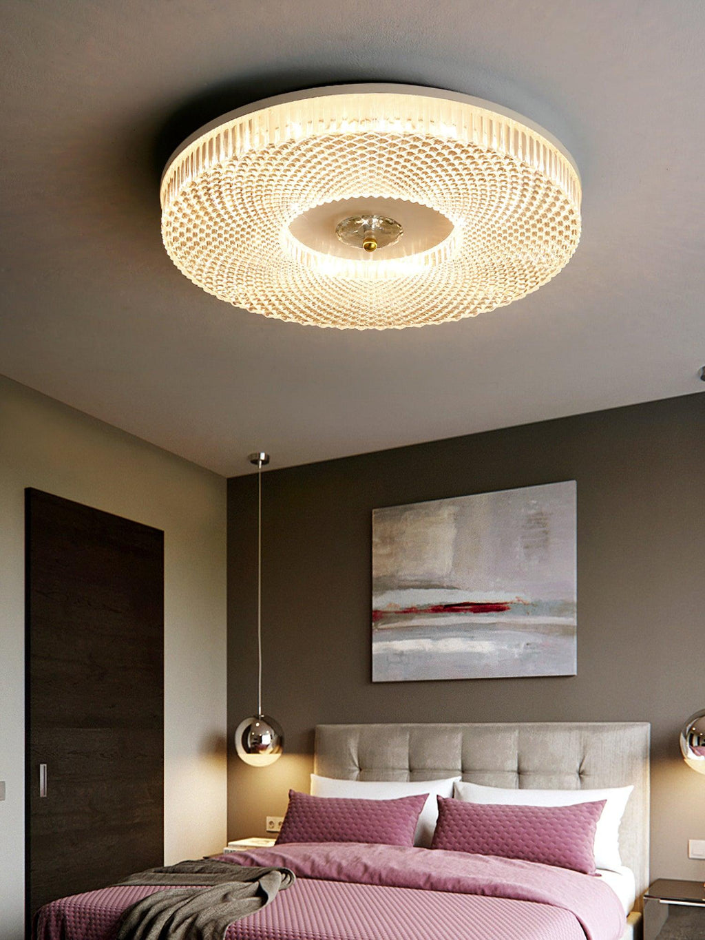 Modern Ayla LED Flush Mount Ceiling Light | Ormexis