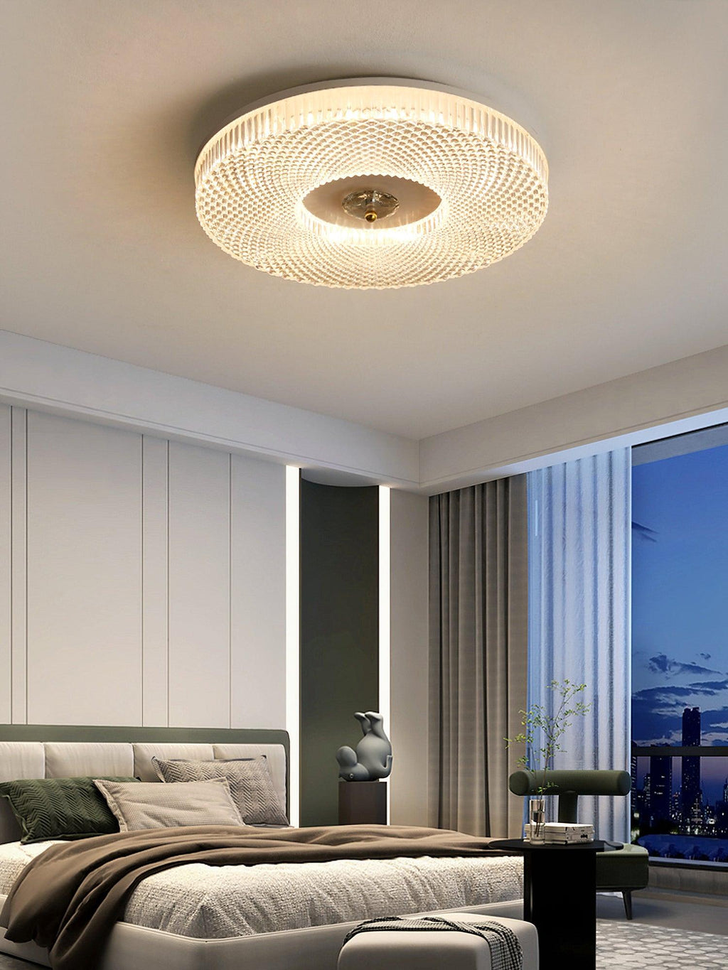Modern Ayla LED Flush Mount Ceiling Light | Ormexis