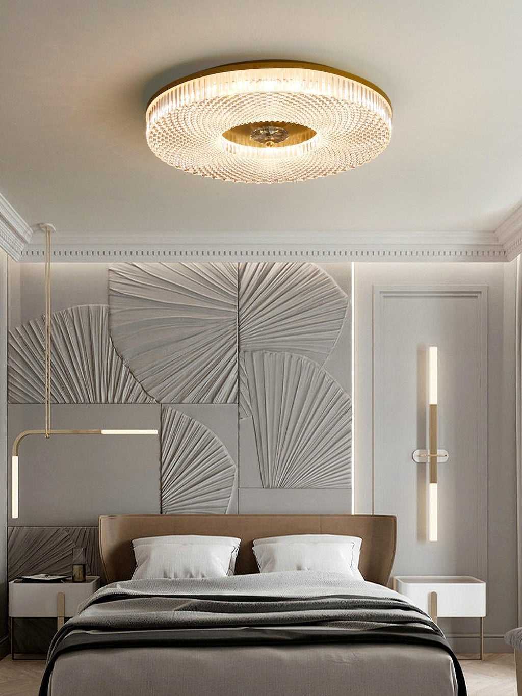 Modern Ayla LED Flush Mount Ceiling Light | Ormexis