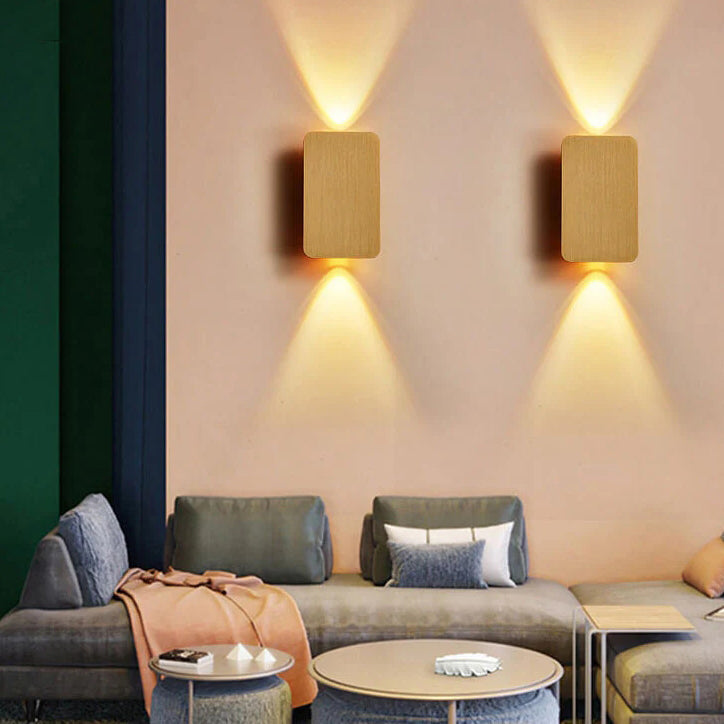 Lampă de perete LED minimalistă din aluminiu | Ormexis