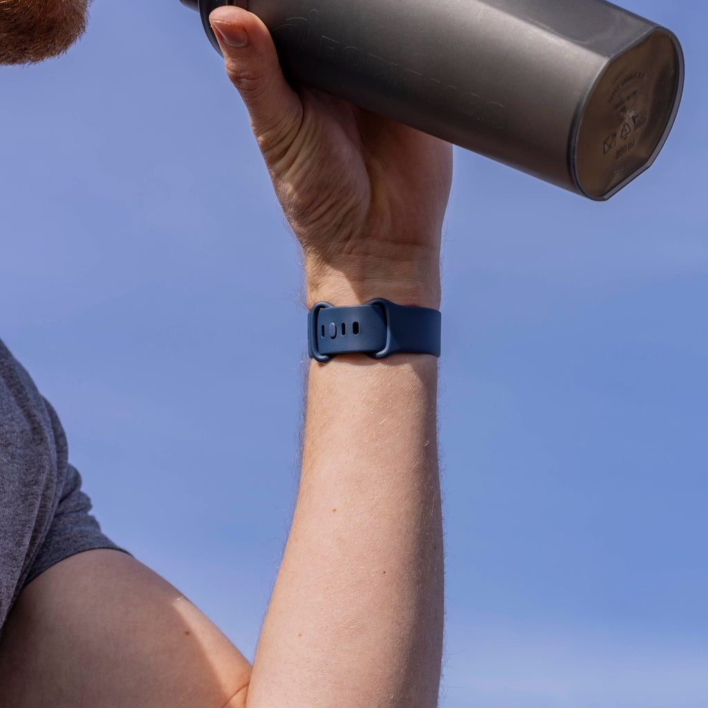 Fitbit Versa 3 Cinturino Classico in Silicone Blu Scuro