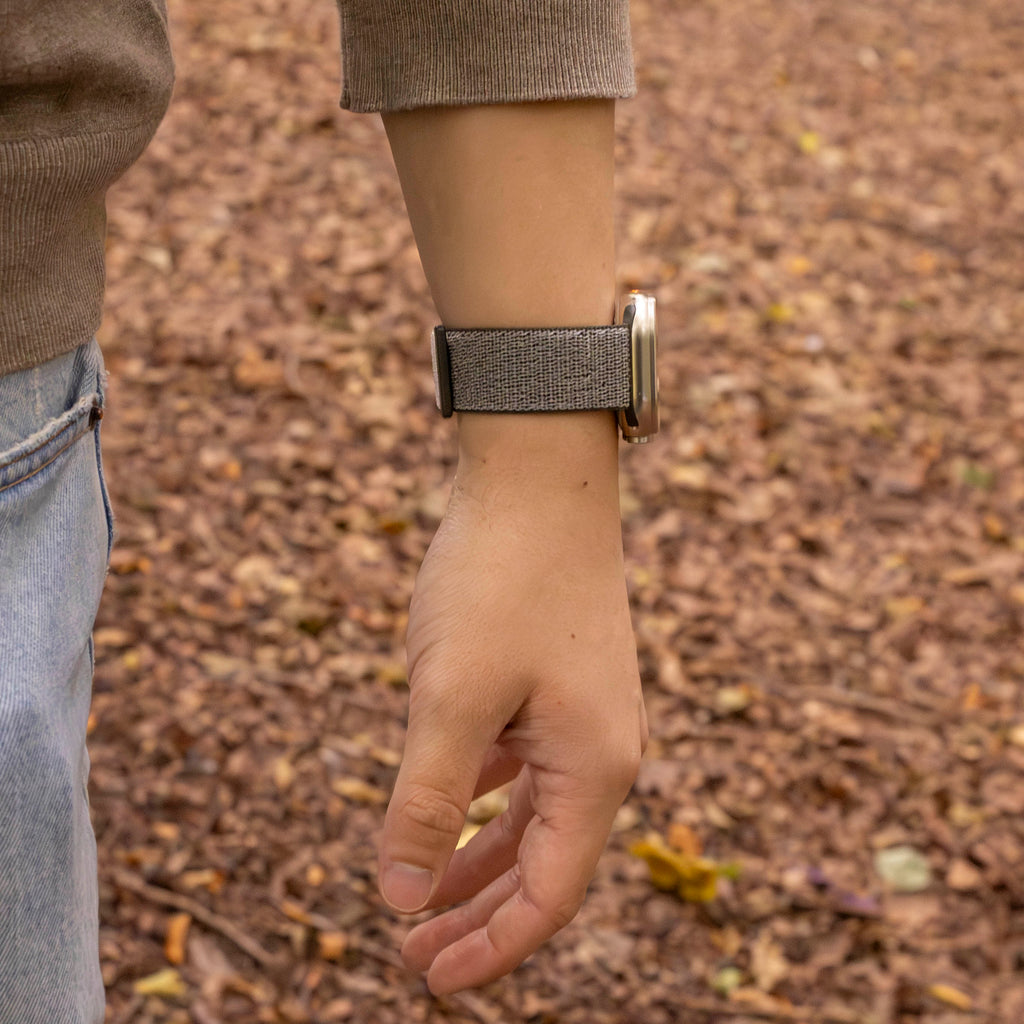 Apple Watch grøn nylonrem kompatibel med Apple Watch