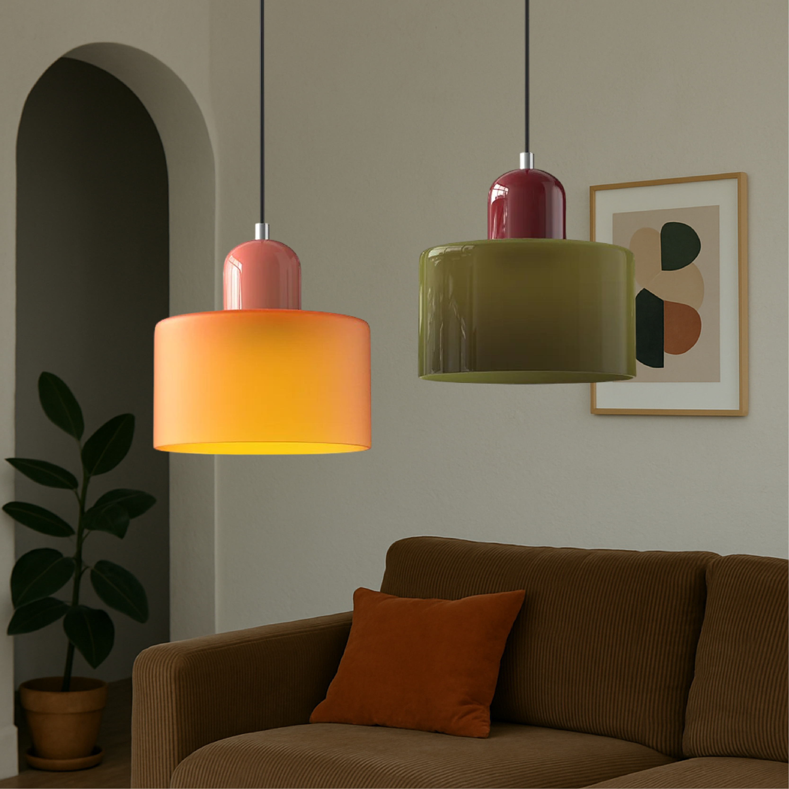 Modern Gloss Pendant Light | Ormexis