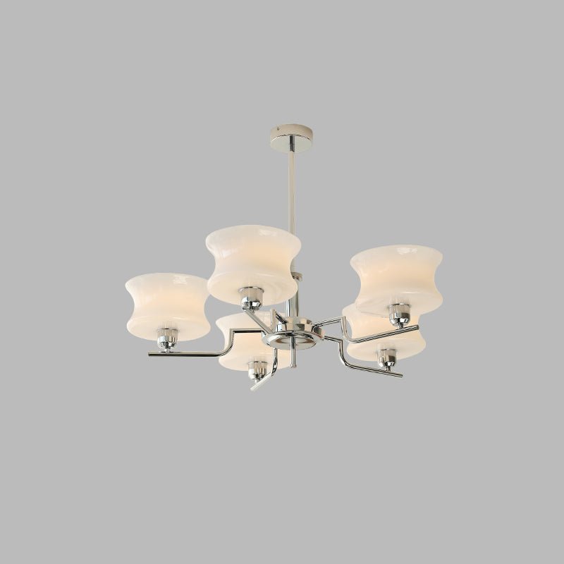 Vintage Gold Glass Ceiling Chandelier Light Fixture | Ormexis