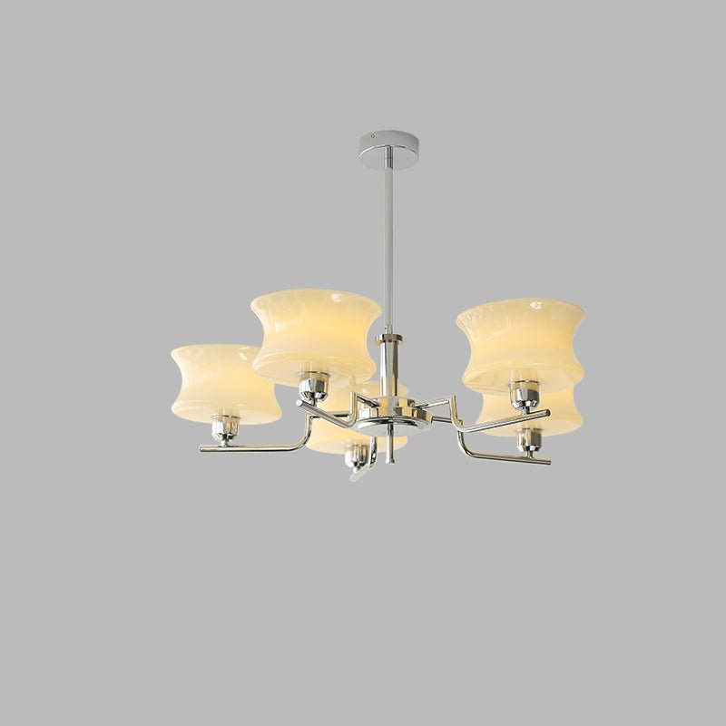 Vintage Gold Glass Ceiling Chandelier Light Fixture | Ormexis