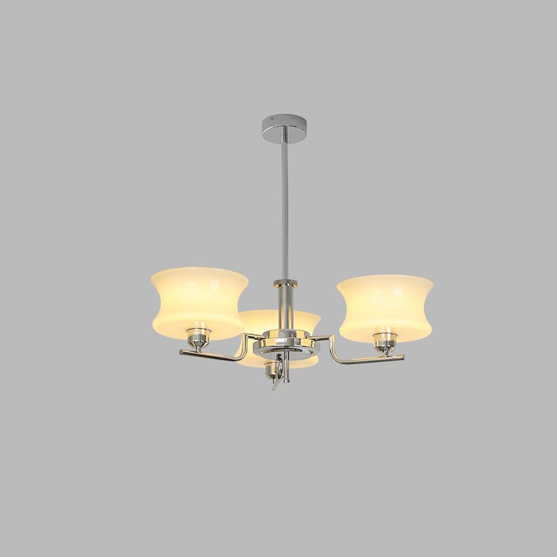 Vintage Gold Glass Ceiling Chandelier Light Fixture | Ormexis