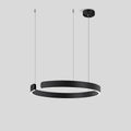 Slank rund LED-ringlysekrone for stueinnredning