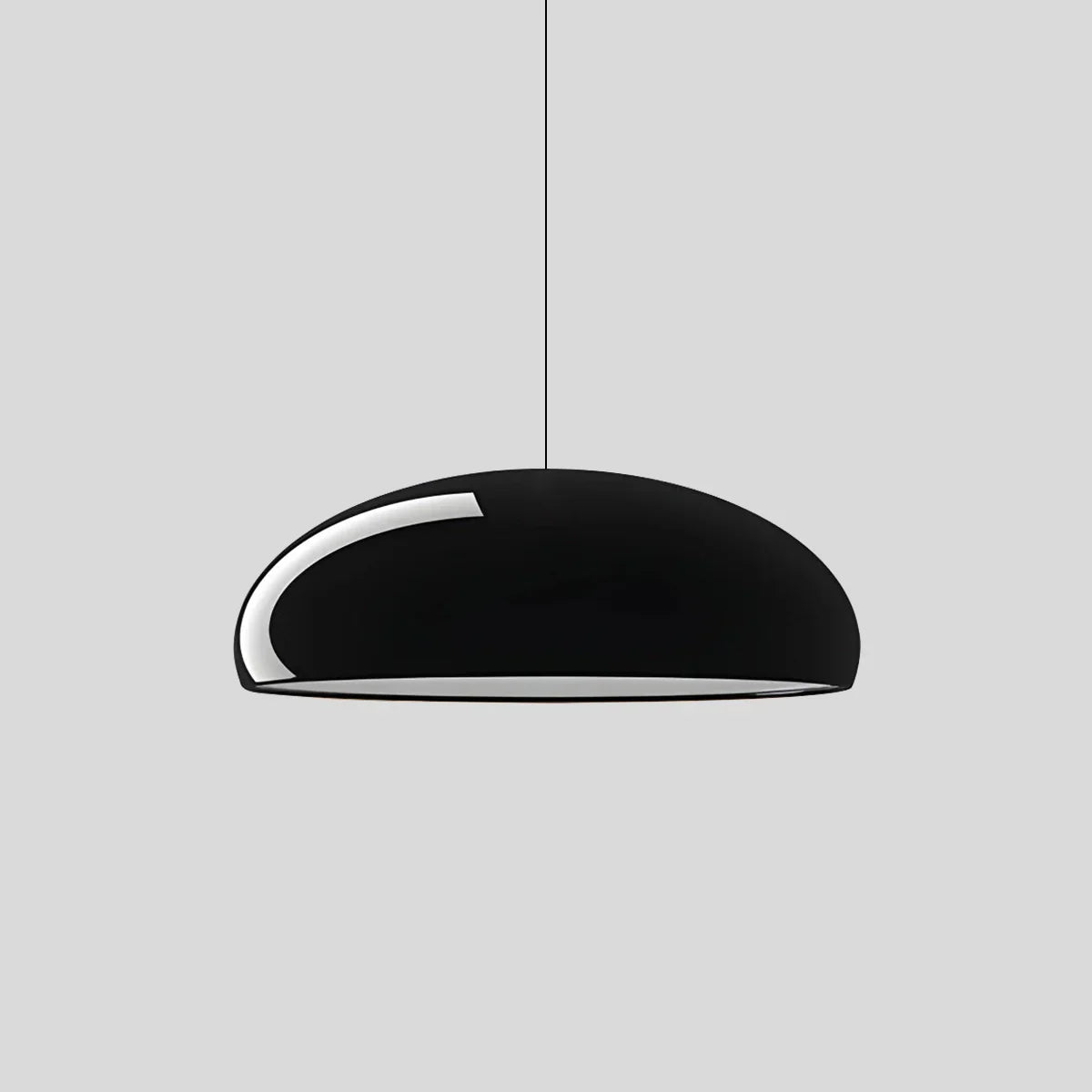 Sleek Contemporary Pendant Light Over Kitchen Island Fixture