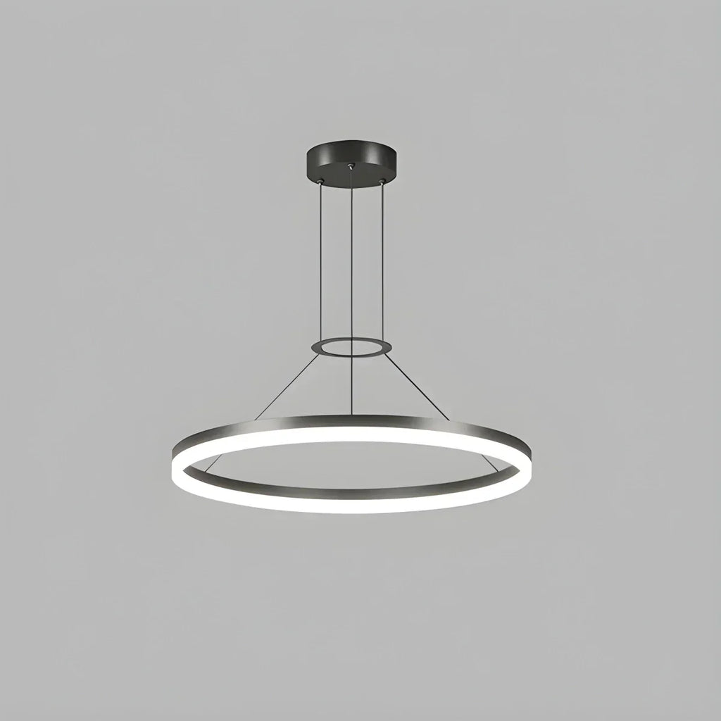 מנורת תלייה עגולה לסלונים ומטבחים עם LED