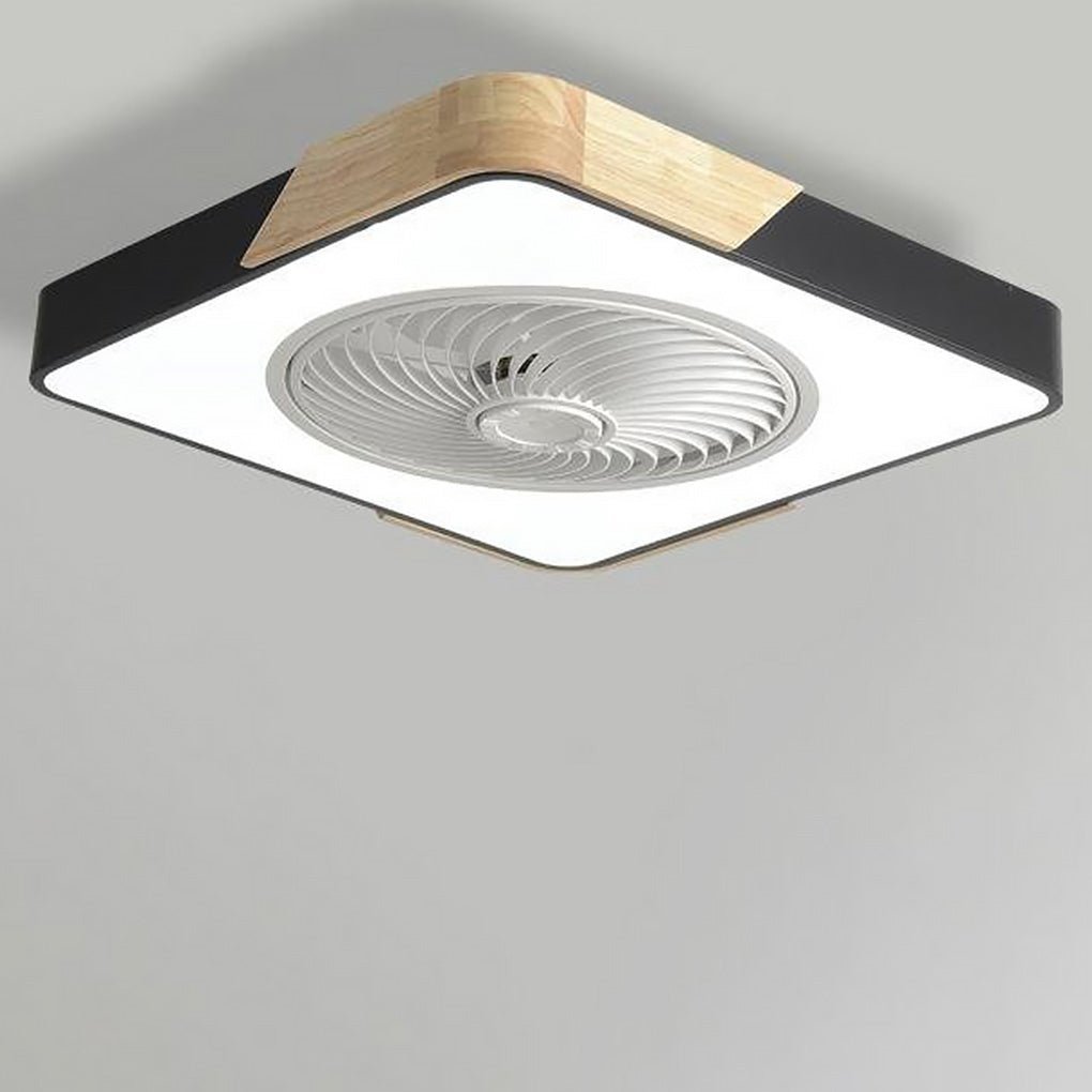 Plafonieră LED contemporană cu ventilator | Ormexis