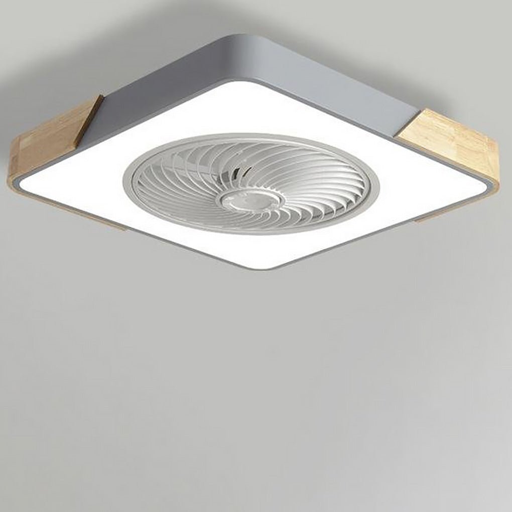 Plafonieră LED contemporană cu ventilator | Ormexis