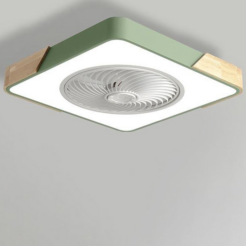 Plafonieră LED contemporană cu ventilator | Ormexis